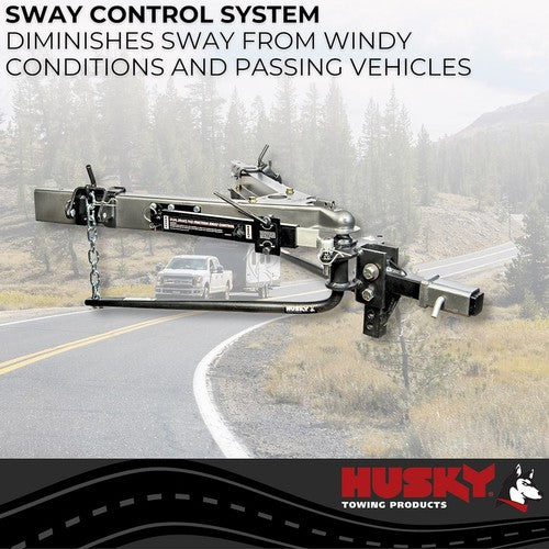 Husky Towing 30849 Husky Round Bar WEIGHT DISTRIBUTING HITCH