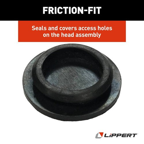 Lippert Components 225875 Trailer Tongue Jack Plug Side Plug Black Single