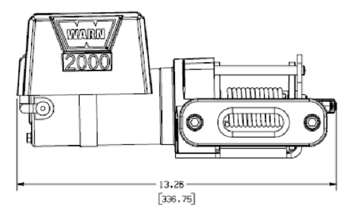 Warn 92000 2000 DC Series WINCHES