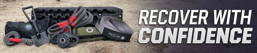 Overland Vehicle Systems 19009916 Recovery Strap 30 Feet Black/ Gray