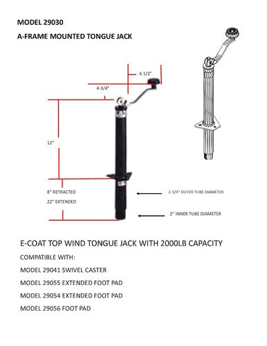 BAL RV 29030B  TRAILER JACKS