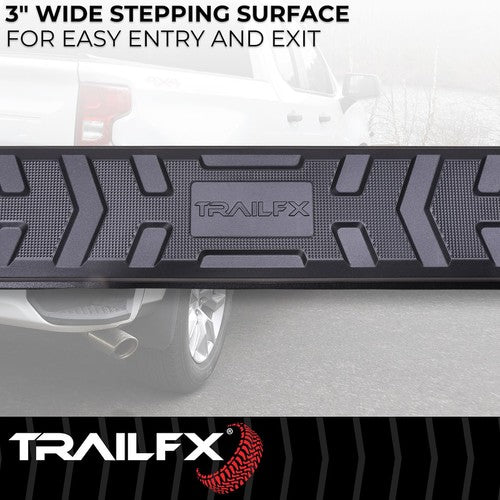 TrailFX AL4016B TrailFX A4 Series NERF BAR OVAL 4 1/2"