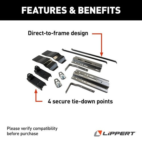 Lippert Components 182904 Happijac RV CAMPER TIEDOWNS & TURNBUCKL
