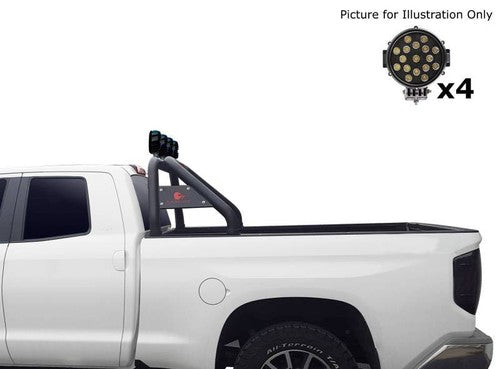 Black Horse Offroad RB001BK-PLB  Truck Bed Bar