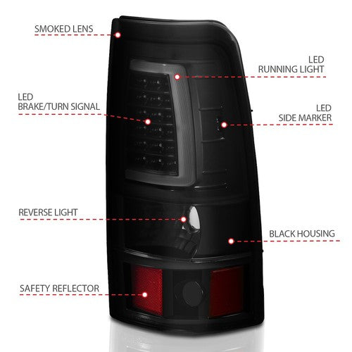 ANZO USA 311334  TAIL LIGHT KIT