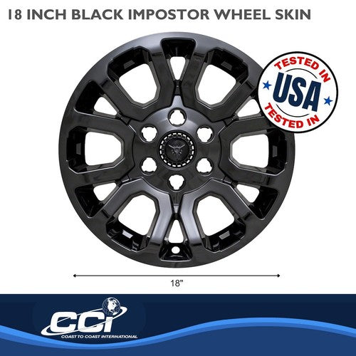 Coast To Coast IWCIMP404BLK IMPOSTOR  WHEEL COVER