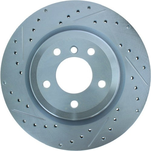 Stop Tech/ Power Slot 227.34080R C-Tek Drilled And Slotted BRAKE ROTORS
