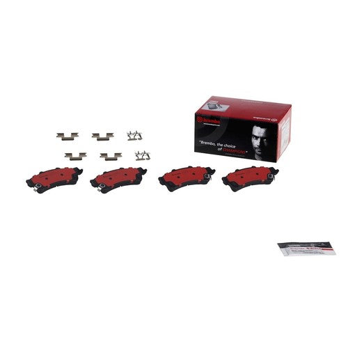 Brembo Rear Ceramic Brake Pads Fits 1999-2006 GMC Sierra 1500 Brake Pads P10028N