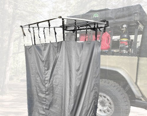 Overland Vehicle Systems 18199909 Camp Privacy Curtain 42in L x 42in W x 76in H