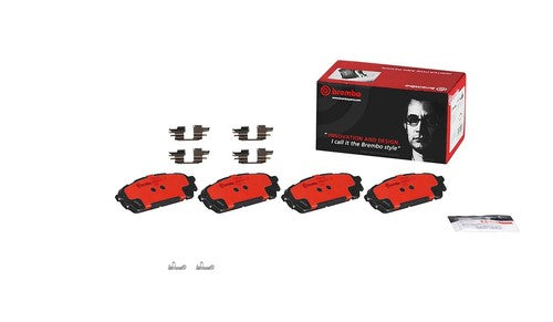 Brembo Rear Ceramic Brake Pads Fits 2004?2007 Subaru Impreza 4 Pc Brakes P78014N