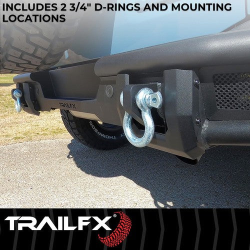 TrailFX BR004T TrailFX Bronco Products BUMPER TRUCK REAR