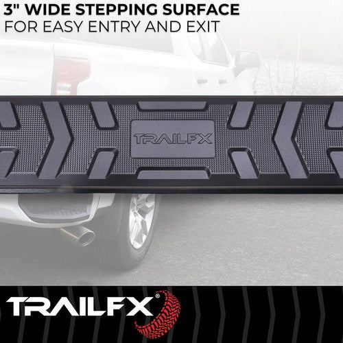 TrailFX AL4018B TrailFX A4 Series NERF BAR OVAL 4 1/2"