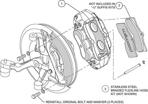 Wilwood Brakes 140-10789 D8-4 BRAKE CALIPER
