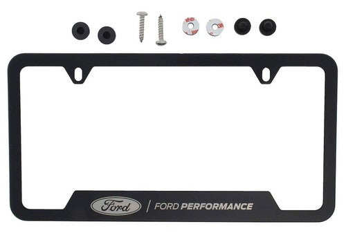 Ford Performance M-1828-SS304BK  LICENSE PLATE FRAME