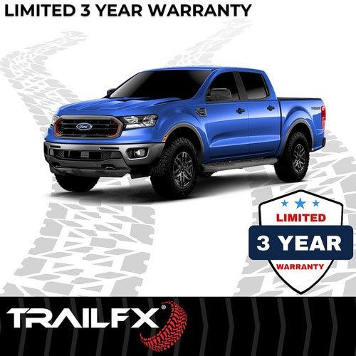 TrailFX A7091B TFX 5" Oval Bent Side Bars NERF BAR OVAL 5"