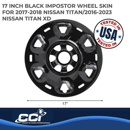 Coast To Coast IWCIMP101BLK IMPOSTOR  WHEEL COVER