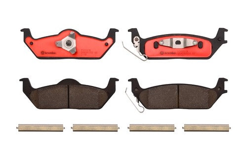 Brembo Rear Ceramic Brake Pads Fits 2004-2012 Ford F-150 4 Pc Brakes P56091N