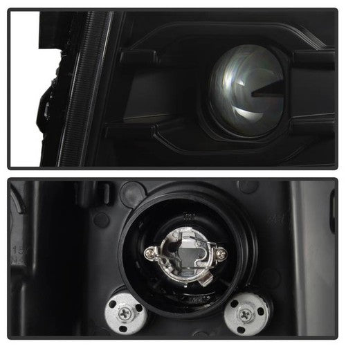 Spyder Chevy Silverado 1500 07-13 Version 3 Projector Headlights - Black PRO-YD-