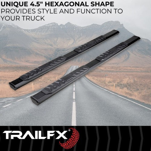 TrailFX AL4019B TrailFX A4 Series NERF BAR OVAL 4 1/2"