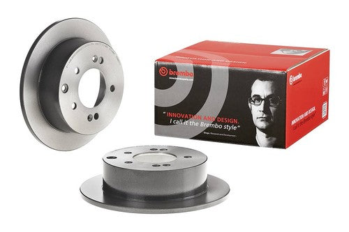 Brembo 08B66711C02 Brake Rotor Solid Wheel Bolt Pattern 5 x 114.3mm Single