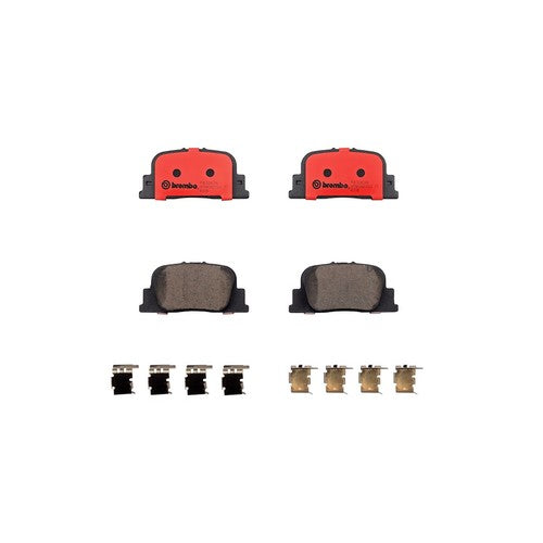 Brembo Rear Ceramic Brake Pads Fits 2005-2010 Scion tC 4 Piece Brakes P83063N