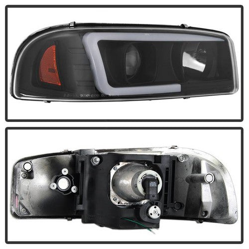 Spyder 5084521 Headlight Assy  V2 Halogen Projector Beam  Set of 2
