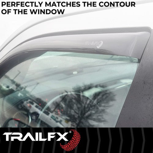 TrailFX 4805IC TFX 4-PC Window Vents RAINGUARDS