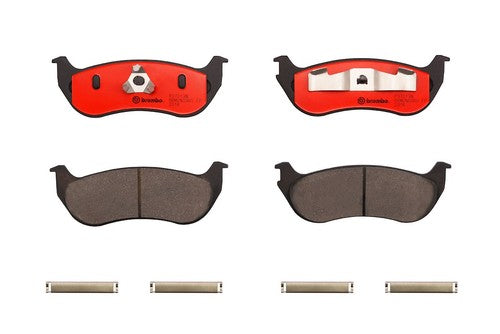 Brembo Rear Ceramic Brake Pads Fits 2003-2005 Jeep Wrangler TJ 4 Piece P37013N
