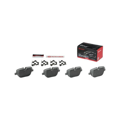 Brembo Rear Ceramic Brake Pad Fits 2010-2012 Land Rover Range Rover 4 Pc P44025N