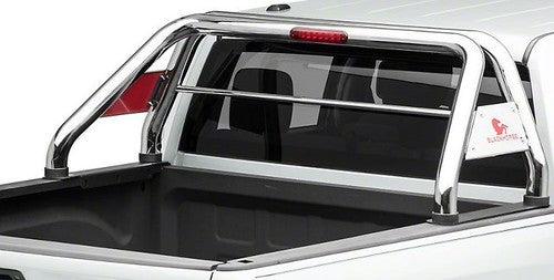 Black Horse Offroad RB001SS Tubular Polished Stainless Steel Truck Bed Bar