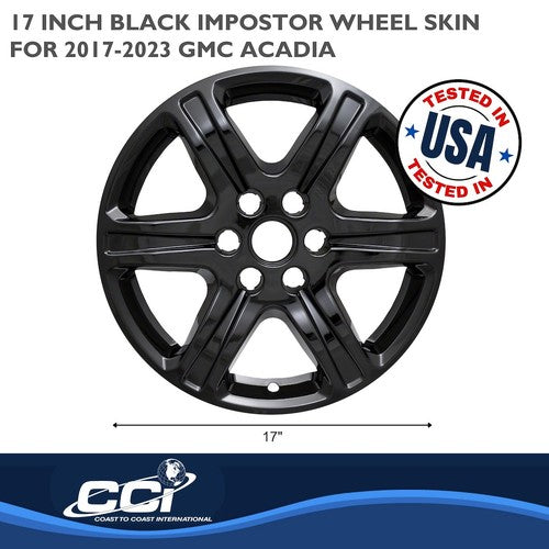 Coast To Coast IWCIMP395BLK IMPOSTOR  WHEEL COVER