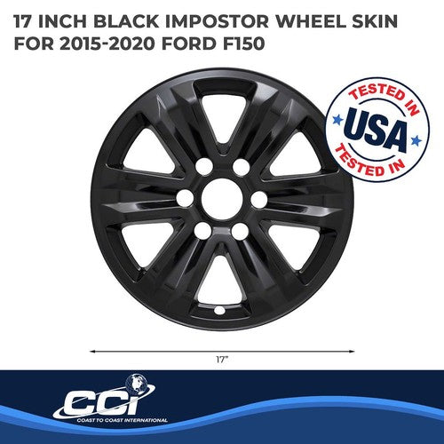 Coast To Coast IWCIMP387BLK IMPOSTOR  WHEEL COVER