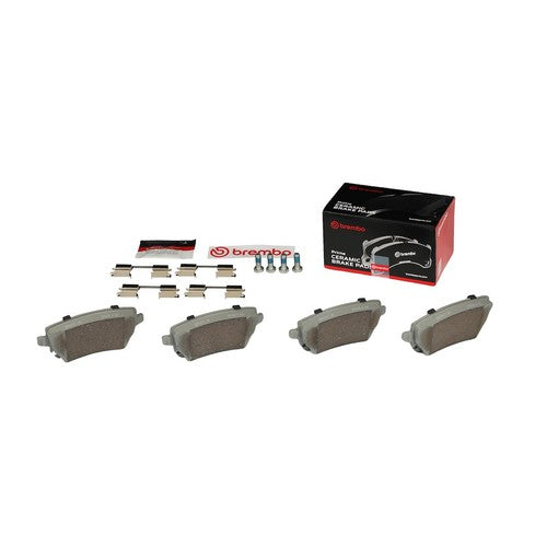 Brembo Rear Ceramic Brake Pads Fits 2004-2010 Audi A8 Quattro 4 Piece P85076N