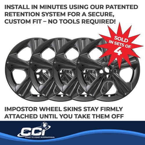 Coast To Coast IWCIMP371BLK IMPOSTOR  WHEEL COVER