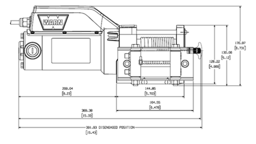Warn 85330 1500AC Series WINCHES