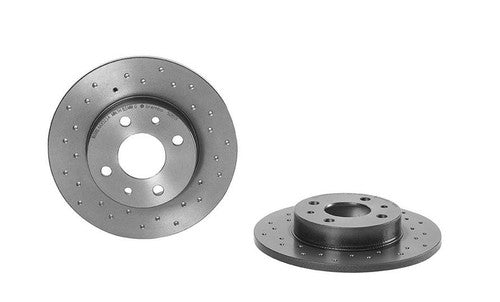 Brembo 0850851XC02 Brake Rotor Wheel Bolt Pattern 4 x 98mm Gray Cast Iron Singl