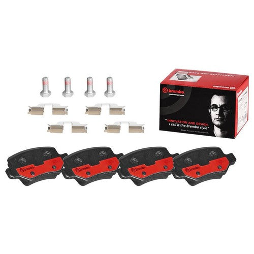 Brembo Ceramic Brake Pad Fits 2008 Mercedes-Benz B200 Models 4 Pc P50090N