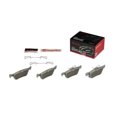 Brembo Rear Ceramic Brake Pads Fits 2016-2024 Honda Civic 4 Pc Brake Set P28089N