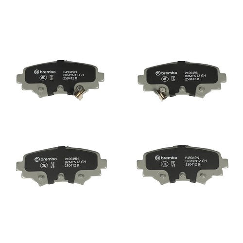 Brembo Rear Ceramic Brake Pads Fits 2014-2016 Mazda 3 Brakes 4 Piece P49049N