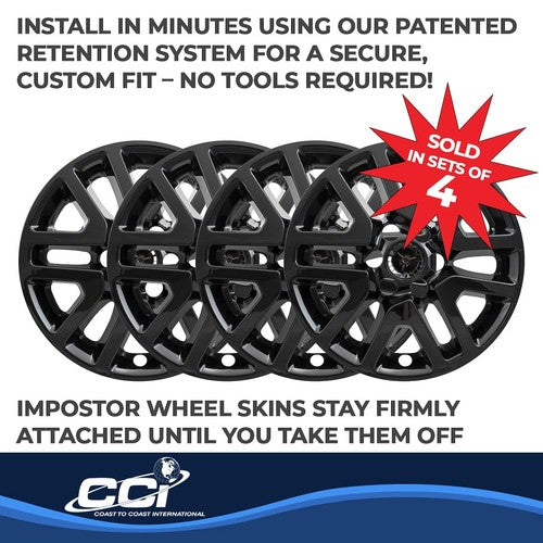 Coast To Coast IWCIMP427BLK IMPOSTOR  WHEEL COVER