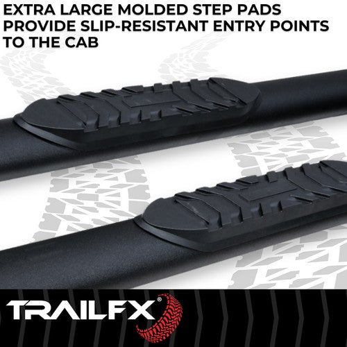 TrailFX A1556T TFX 4" Oval Tube Side Steps NERF BAR OVAL 4"