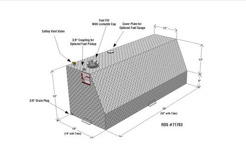 RDS Tanks 71783  LIQUID TRANSFER TANK