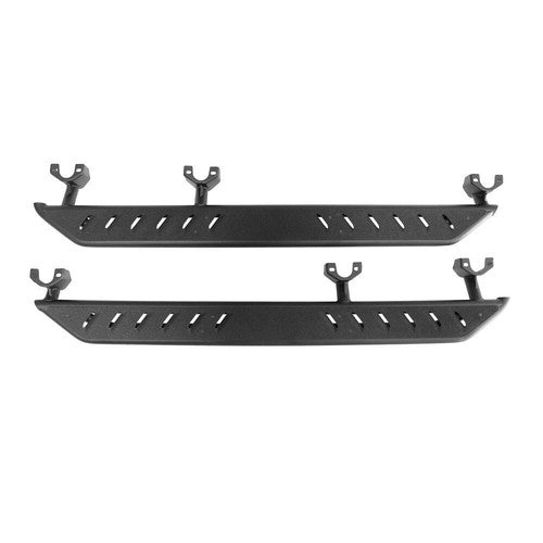 Westin 42-6025 Black Steel Flat Rocker Panel Guard