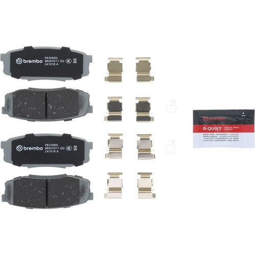 Brembo Rear Ceramic Brake Pads Fits 2007-2021 Toyota Tundra 4 Pc Brakes P83098N