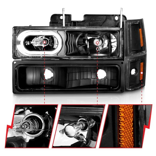 ANZO USA 111507 Crystal HEADLIGHT ASSEMBLY