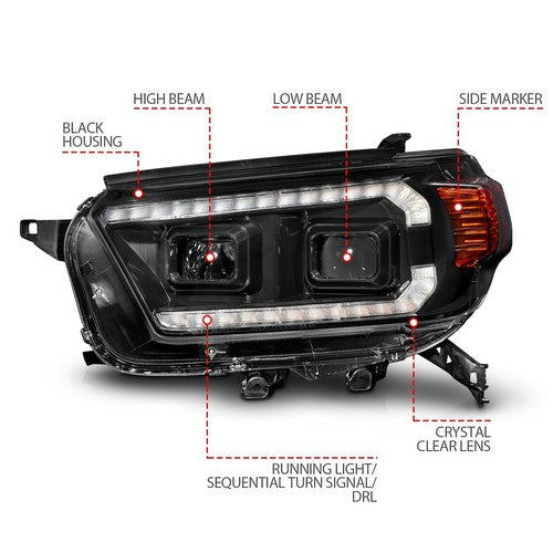 ANZO USA 111602  HEADLIGHT ASSEMBLY
