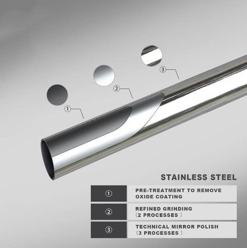 Black Horse Offroad BB111004SS-PLFR A Bar Kit BULL BAR
