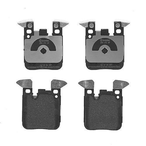 Brembo Rear Low-Metallic Brake Pads Fits 2016-2018 BMW 320i Brake Pads P06087