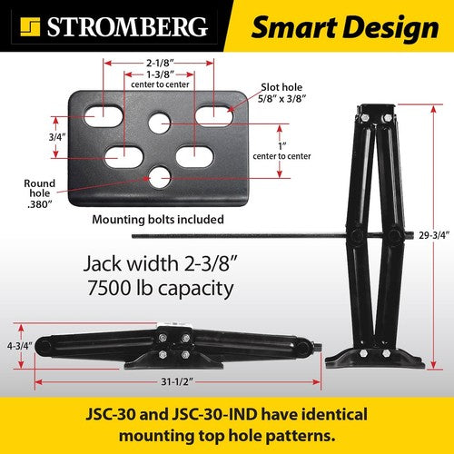 Stromberg Carlson JSC-30-IND  TRAILER JACKS