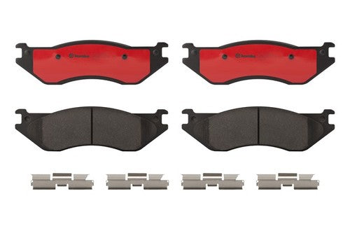 Brembo Front Ceramic Brake Pads Fits 2002-2005 Dodge Ram 1500 4 Piece P18026N